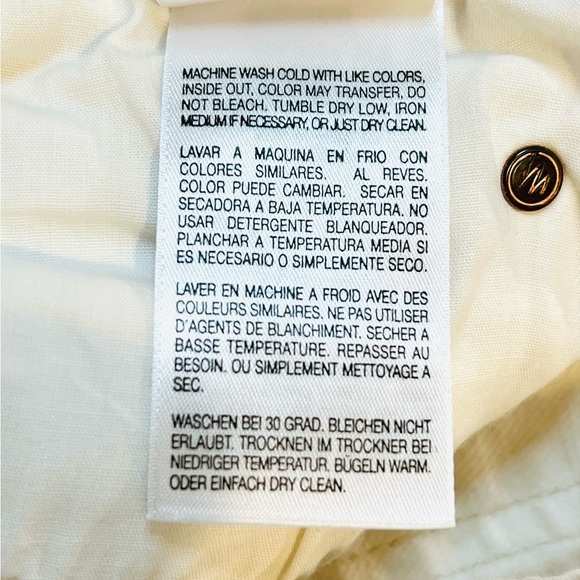 Mother The Rascal Crop Frey, Jeans, Straight Leg, Color Cream Puff, Size 27 - Picture 11 of 14